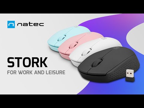 Natec Stork NMY-2000 Wireless Black