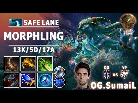 TI 10 | OG.SumaiL Morphling Carry | OG vs VP | Group Stage | The International Player View