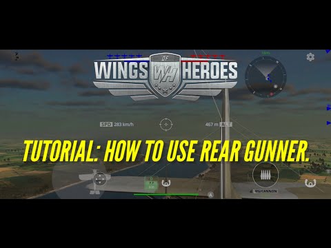 How to use a rear gunner. Wings of Heroes. #wingsofheroes #woh #mobilegame