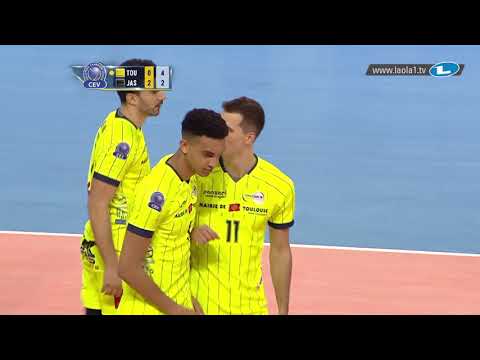 Amazing block skills in the match between Spacer's Toulouse and JASTRZĘBSKI WĘGIEL!