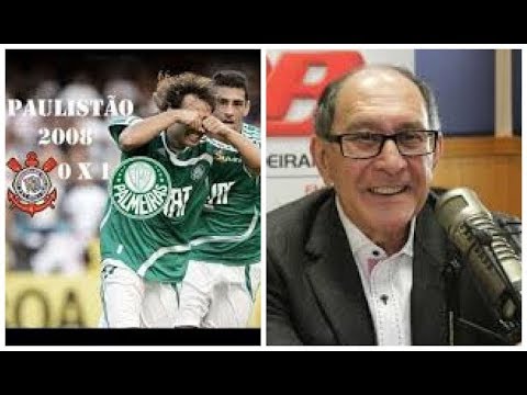 Palmeiras 1 x 0 Corinthians Paulistão 2008 José Silverio