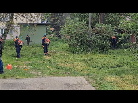 Radnici JKP- Vidrak Valjevo danas kod bolnice, kose i kako to izgleda iz prve ruke ..!!!!   MAJ 2023