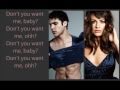 Glee - Don't You Want Me + Lyrics 