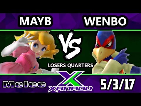 Xanadu 200 - Mayb (Peach) Vs. Wenbo (Fox, Falco) SSBM LQ Tournament - Smash Melee