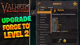 Valheim Tutorial - How to Upgrade Forge to Level 2