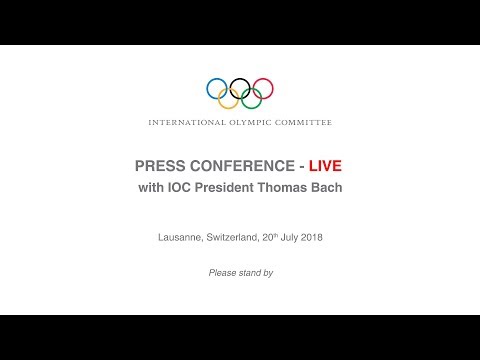 Press conference with IOC President Thomas Bach