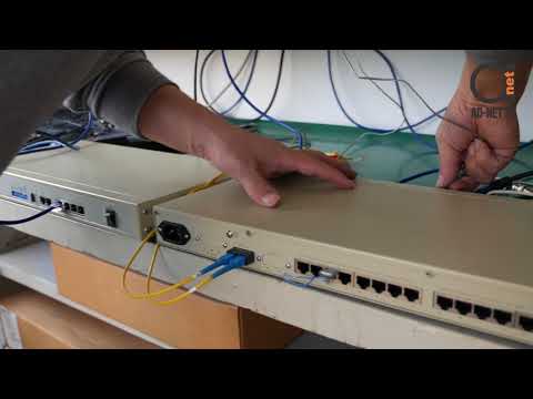 16 E1 over Fiber Multiplexer with 4 x Ethernet 10/100 BaseT ports