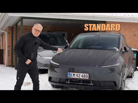 Vintertest af den billigste Tesla Model Y (Standard)