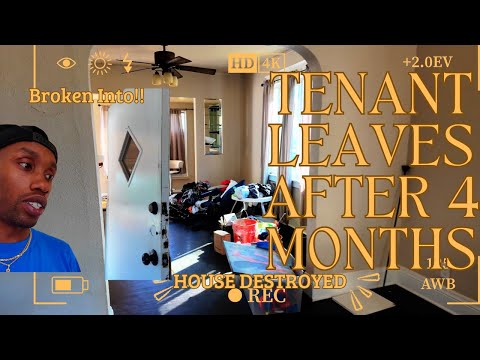 Section 8 Property After 4 Months | Trigger Warning*| Property Burglarized | Tenant Not Ok | Housing