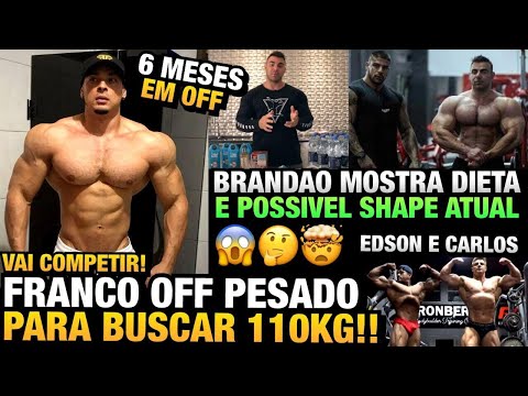 FRANCO FARÁ UM OFF GIGANTE - BRANDÃO MOSTRA SHAPE ATUAL E DIETA + LEO STRONDA, EDSON, CARLOS e mais