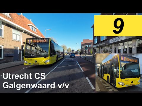 U-OV lijn 9: Utrecht CS Jaarbeurszijde - Galgenwaard v/v | Qbuzz Utrecht | Qbuzz 4146 | 2024
