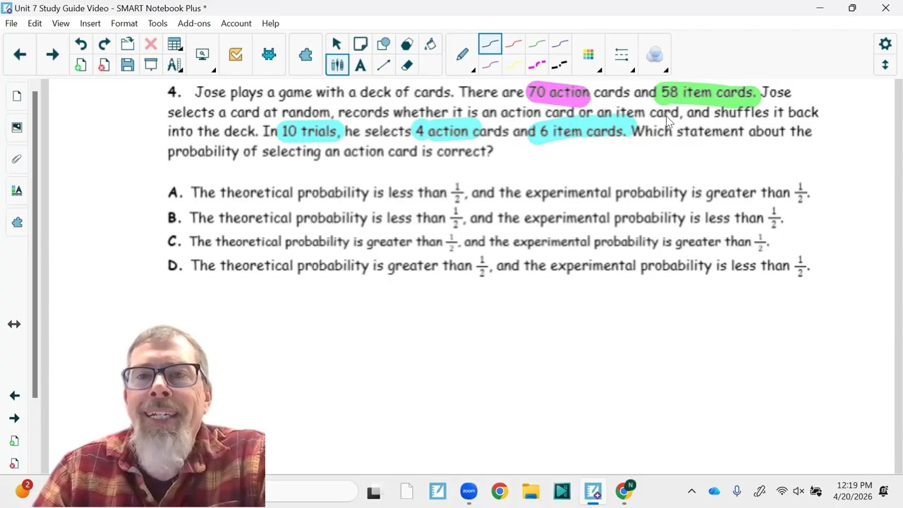 Pre-Algebra Unit 7 Test Study Guide Video