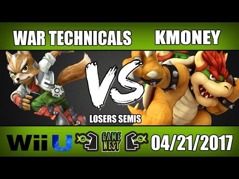 WAR Technicals (Fox) vs Kmoney (Bowser) - Wii U Losers Semis SIU