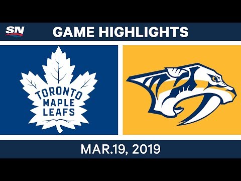 NHL Game Highlights | Maple Leafs vs. Predators - March 19, 2019