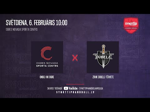 ONSC/HK OGRE - ZRHK Dobele/Tērvete | SynotTip handbola virslīga 2021/2022