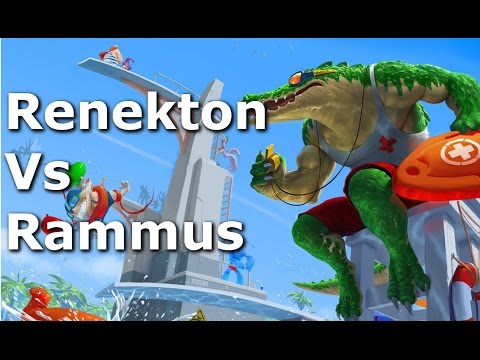 Renekton Vs Rammus Top Lane Commentary - Season 6 - League of Legends