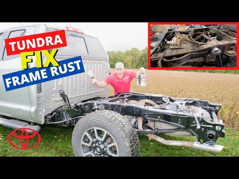 Fixing Toyota Tundra RUST and painting frame