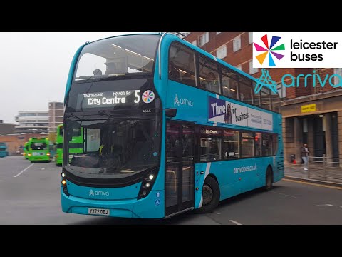 FULL ROUTE JOURNEY l Arriva Midlands Route 5 - East Goscote to Leicester l 4574 YX72 OET