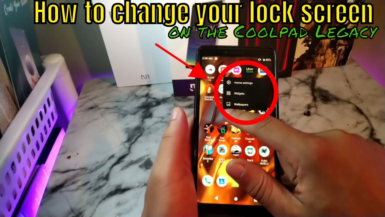 How to Change the Lock screen and wallpapers on the Coolpad Legacy