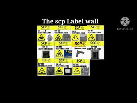 All my scp custom labels | EUCLID | Part 1 V1 |