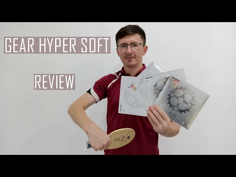 Обзор накладки Sanwei Gear Hyper Soft 37*. Сравнение с Hard версией.