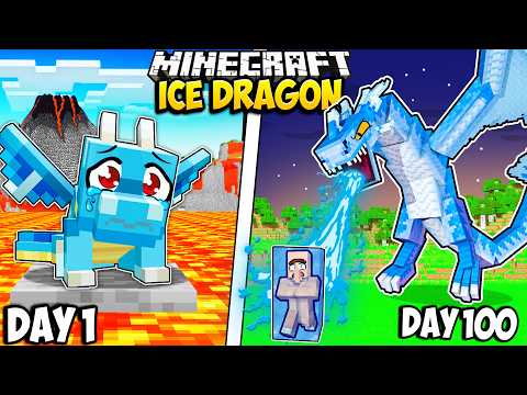 I survived 100 days as an ICE DRAGON?!