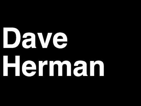 How to Pronounce Dave Herman Heavyweight Fighter UFC MMA TKO KO Knock Out Punch Hit