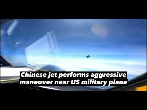 China's Getting Ballsy - 😮Watch As A Chinese Jet Fighter Taunts A US Military Plane