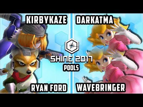 Shine 2017 SSBM - MIOM | KirbyKaze & ERG | Ryan Ford Vs. Darkatma & Wavebringer - Doubles Pools