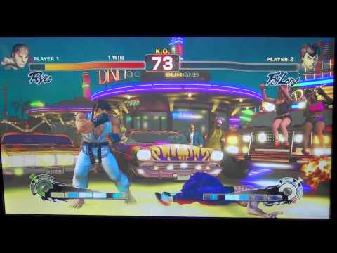 SCR Super Street Fighter 4 AE Pools CCG Air (Ryu) vs Valiant (Fei Long)