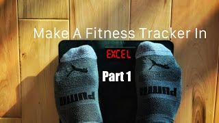 How to make a FREE Calorie and Exercise Fitness Tracker in EXCEL | Part 1 - Calorie & Meal Tracker