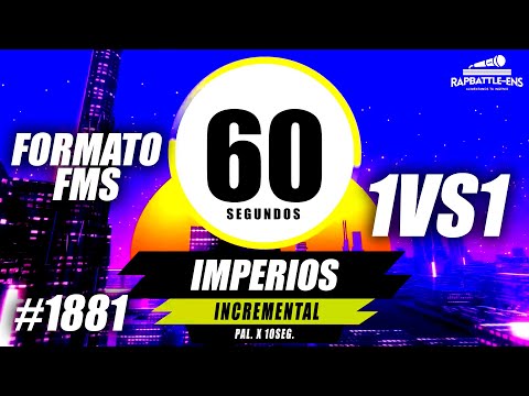 🎤 Formato FMS 1VS1 🔥 Base de Rap Para Improvisar Con Palabras | ENTRENAMIENTO FMS #1881