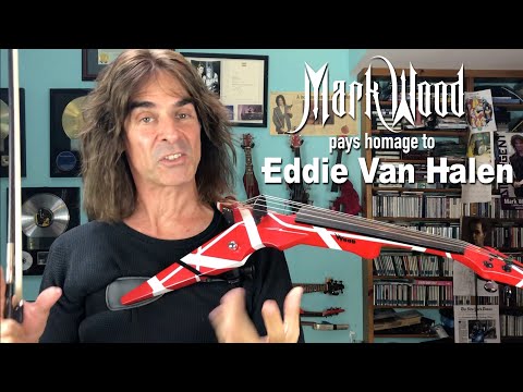 Electric violinist Mark Wood pays tribute to Eddie Van Halen's Eruption on the Van Viper