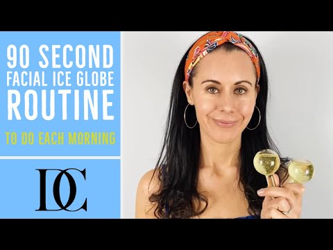 90 Second Facial Ice Globe Routine To Do Each Morning