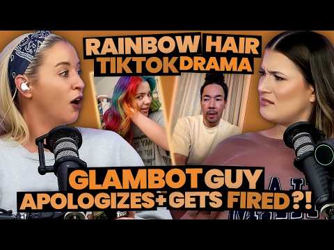 8 Hour Rainbow Hair TikTok Drama + Glambot Guy Responds + Gets FIRED?! (314)