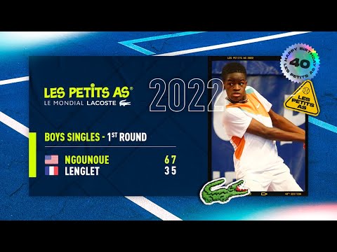 Les Petits As 2022 | Boys 1st Round | Arthur Lenglet vs. Carel Aubriel Ngounoue