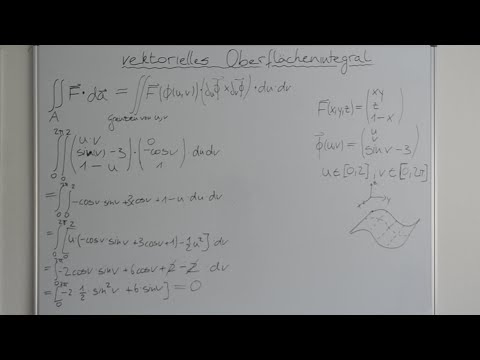 vektorielles Oberflächenintegral Beispiel