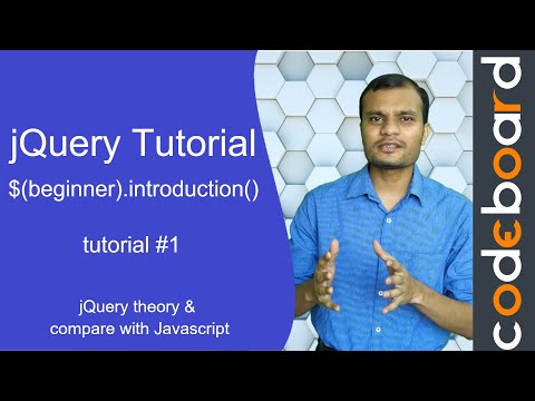 jQuery coding for beginners: jQuery crash course | Learn jQuery from basics | Part 1