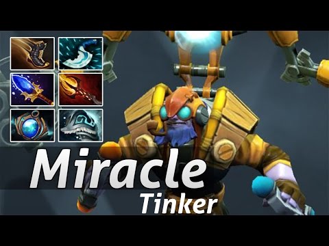 Guide Tinker by Miracle Full Game - Dota 2 Epic Moments