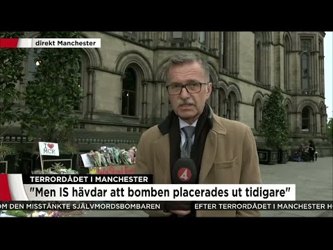 Direktrapport från Manchester: "Britterna sluter upp i detta svåra läge" - Nyheterna (TV4)