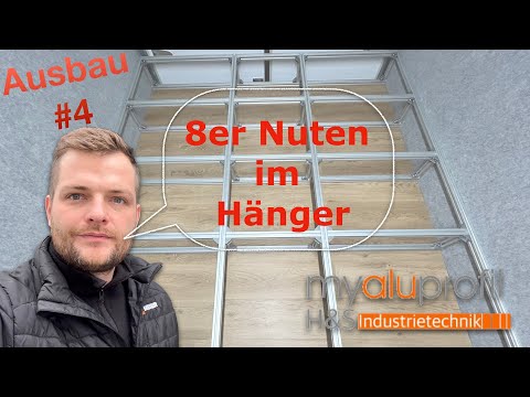 Camper Kastenanhänger Aluprofile 30x30 Nut 8 (myaluprofil.de) Podest im Tomplan TFS360 - TreblaTube