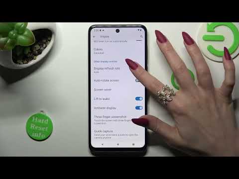 How to Change Display Refresh Rate on MOTOROLA Moto G13