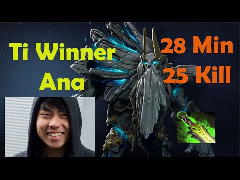 Ti Winner Ana Tiny - How to play Tiny 28 Min 25 Kill With FoREv Dark Seer Highlights Pro Players