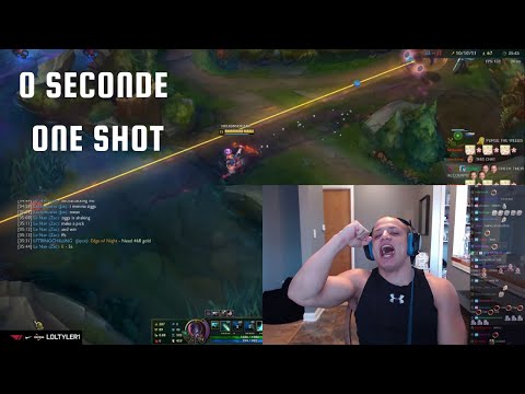 Tyler1 gets one shotted in 0s by Lux R