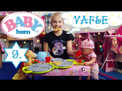Vafle 🥧 🍓 , pojď si hrát💕, 9.díl | Film s Baby born👶 a medvídkem Pů 🐻 | Máma v Německu