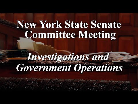 Senate Standing Committee on Investigations and Government Operations - 04/19/21