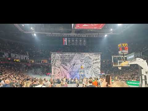 Partizan - Fenerbahçe: Koreografija Obilić i Murat 