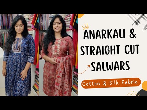 Anarkali and Straight Cut Party Wear Salwar's, Top Bottom Dupatta Set @TrendzAlappuzha