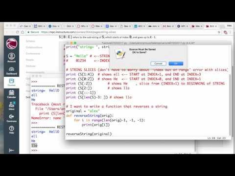 Python String Slices And Bubble Sort