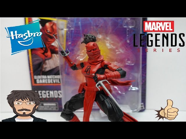 Vídeo relacionado con Hasbro Marvel Legends Series, Elektra Natchios Daredevil, Figuras coleccionables de 15 cm